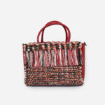 Tweed Red - Satchel Bag_Red